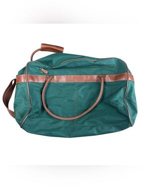 Polo Ralph Lauren Fragrances Green Travel Duffel Bag Weekender Shoulder Tote